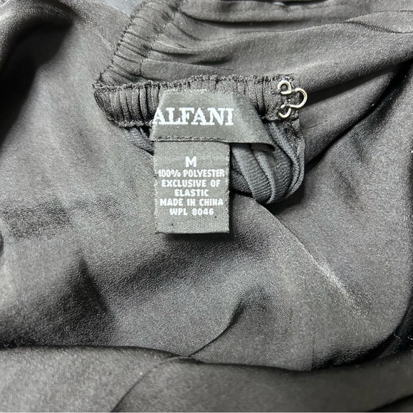 Alfani Black Two Piece Set with Palazzo Pants SZ M - Picture 5 of 5